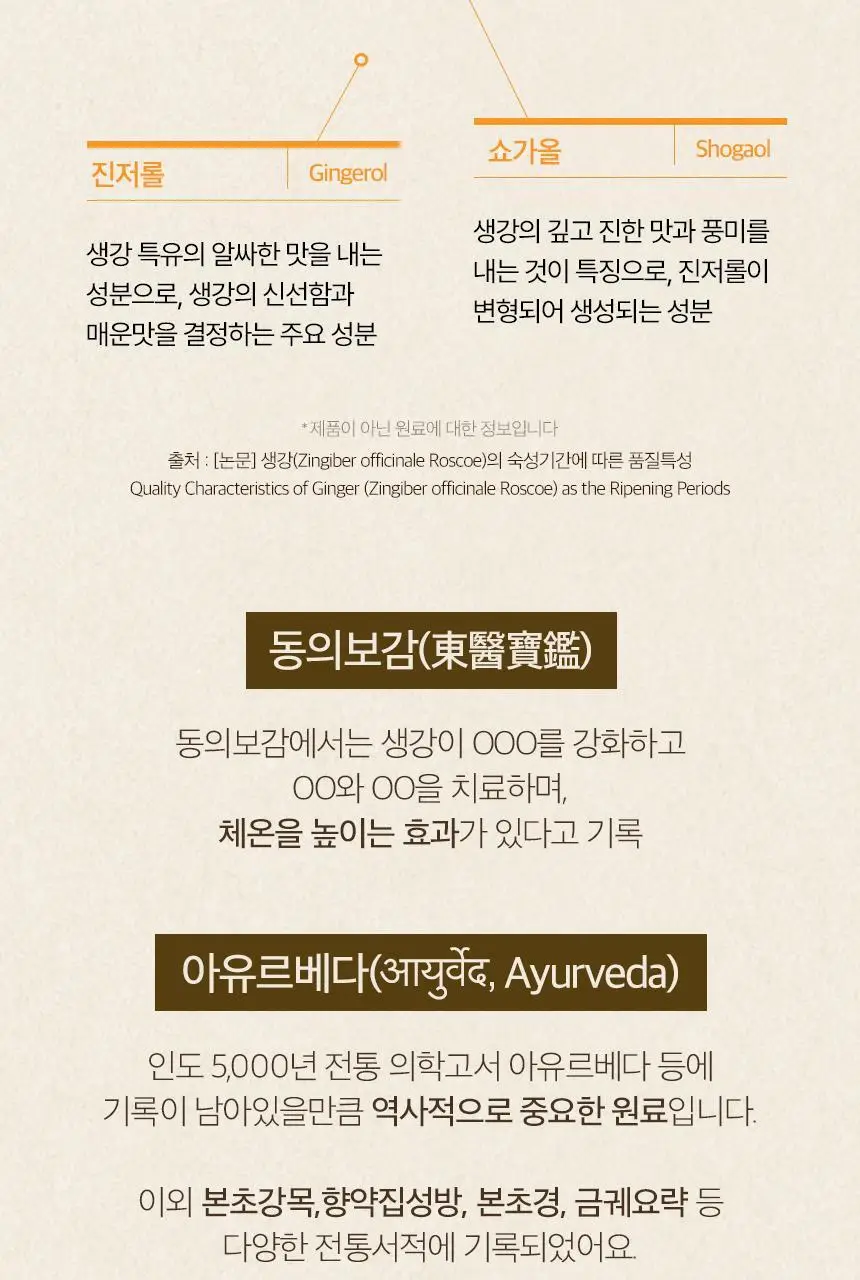 [저당/국내산생강100%] 슈퍼브레시피 진저샷 15포 (15일분) 상세페이지 7